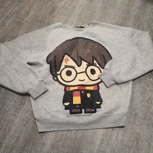 Harry Potter Chibi Cartoon Crew Neck Sweater Size XS